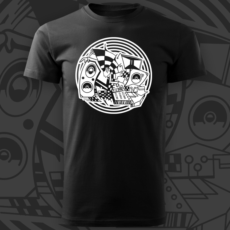 Tričko tekno pánské DJ