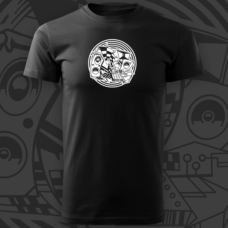 Tričko tekno pánské DJ