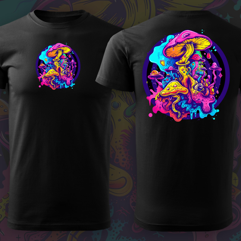 Tričko tekno pánské Psychedelic