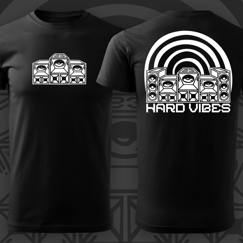 Tričko tekno pánské Hard vibes