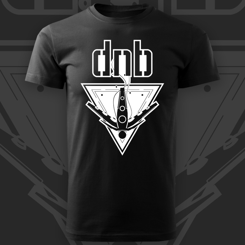 Tričko dnb, drum and bass pánské