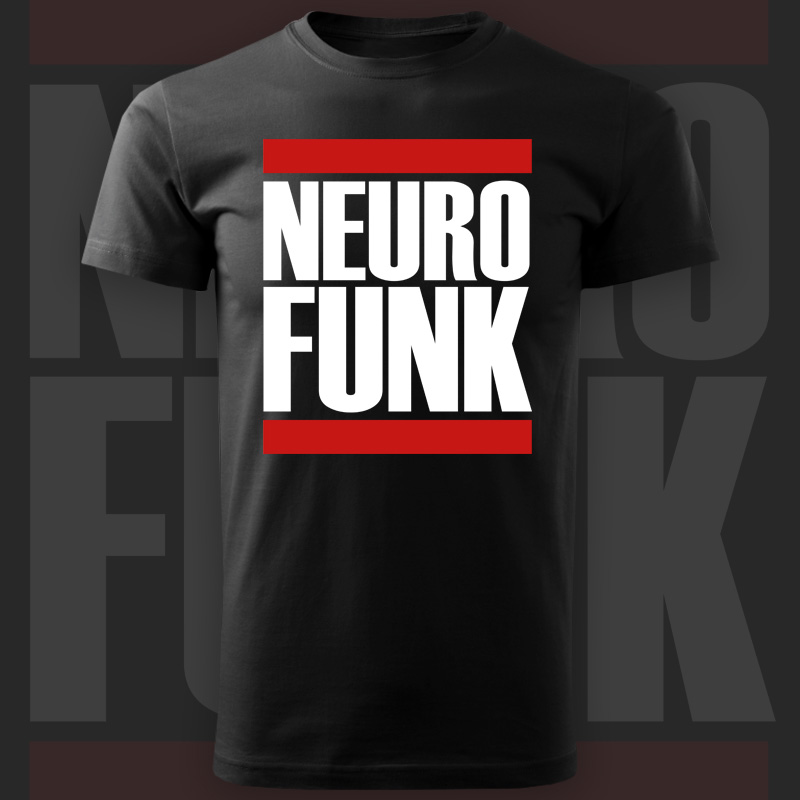 Tričko dnb, drum and bass pánské Neurofunk