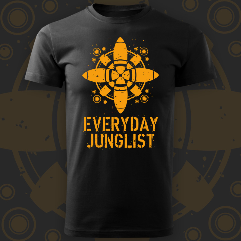 Tričko dnb, drum and bass pánské Junglist