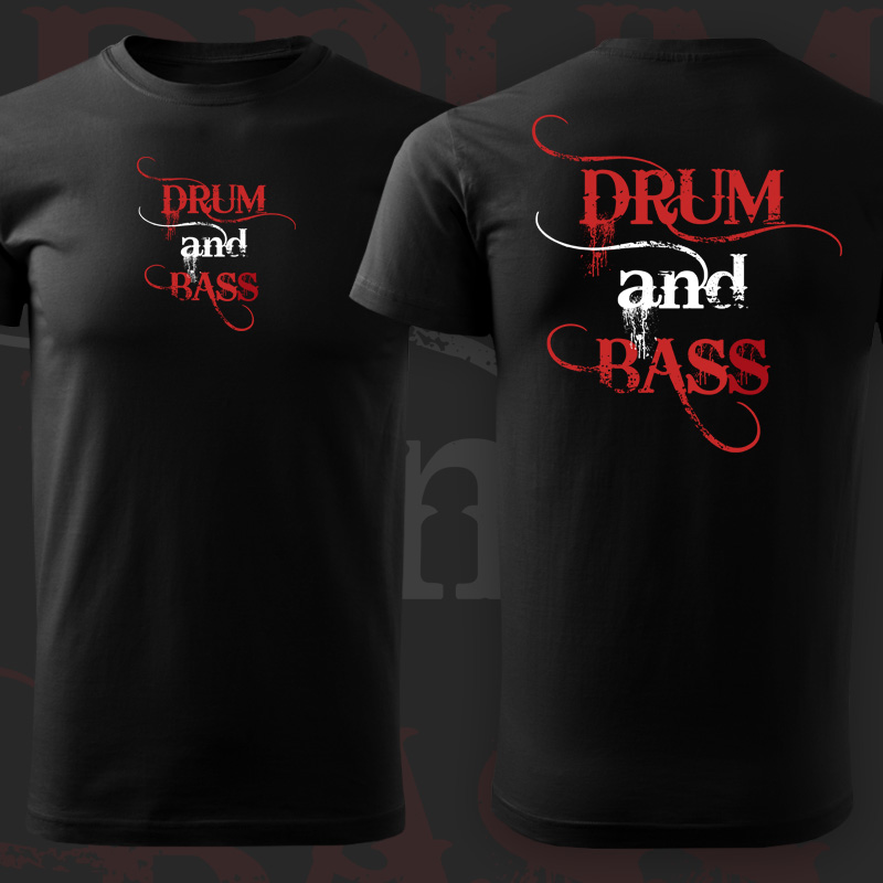 Tričko dnb, drum and bass pánské 