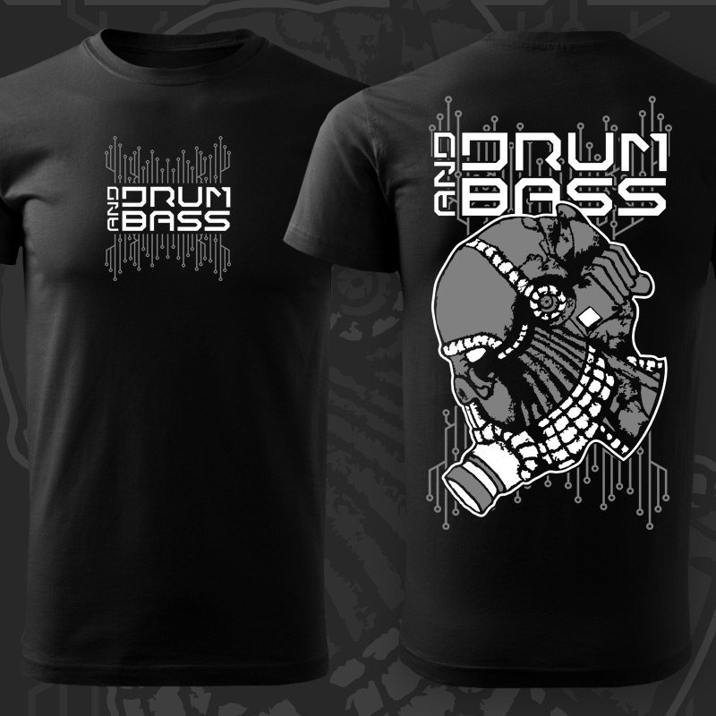 Tričko dnb, drum and bass pánské