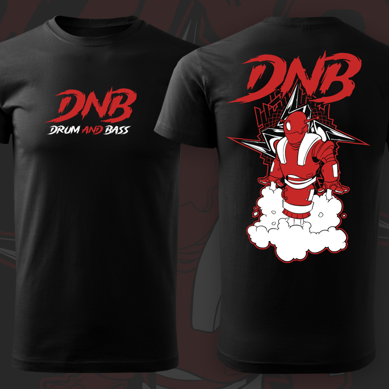 Tričko dnb, drum and bass pánské