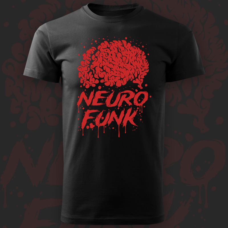 Tričko dnb, drum and bass pánské Neurofunk