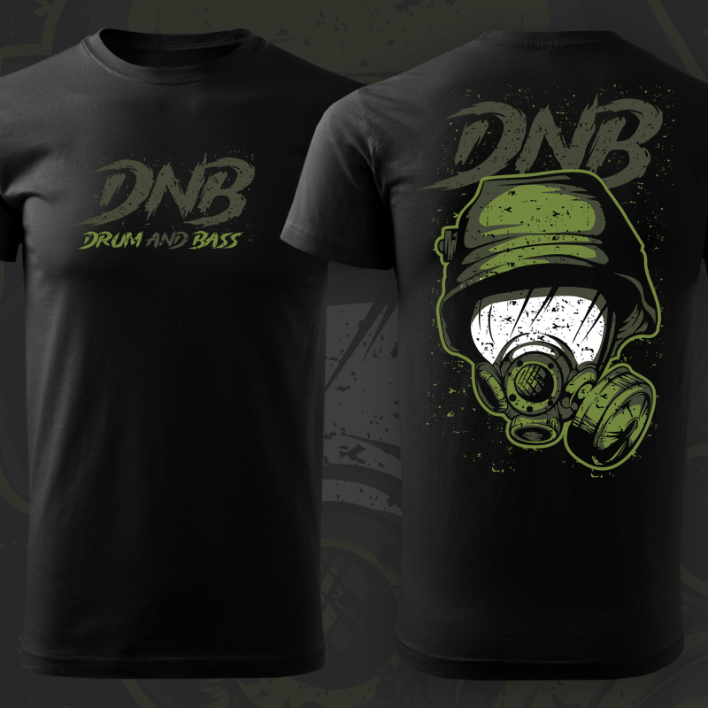 Tričko dnb, drum and bass pánské Soldier