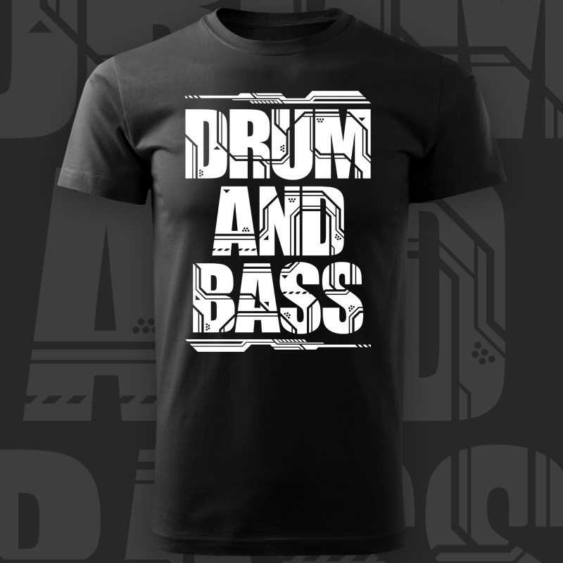 Tričko dnb, drum and bass pánské