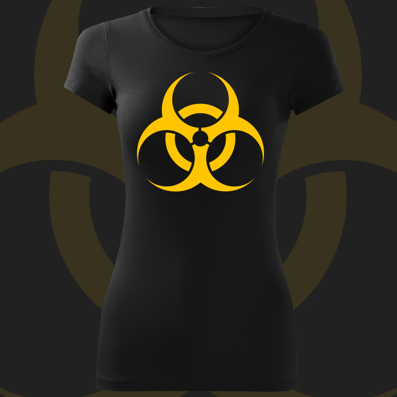 Tričko dnb, drum and bass dámské Biohazard