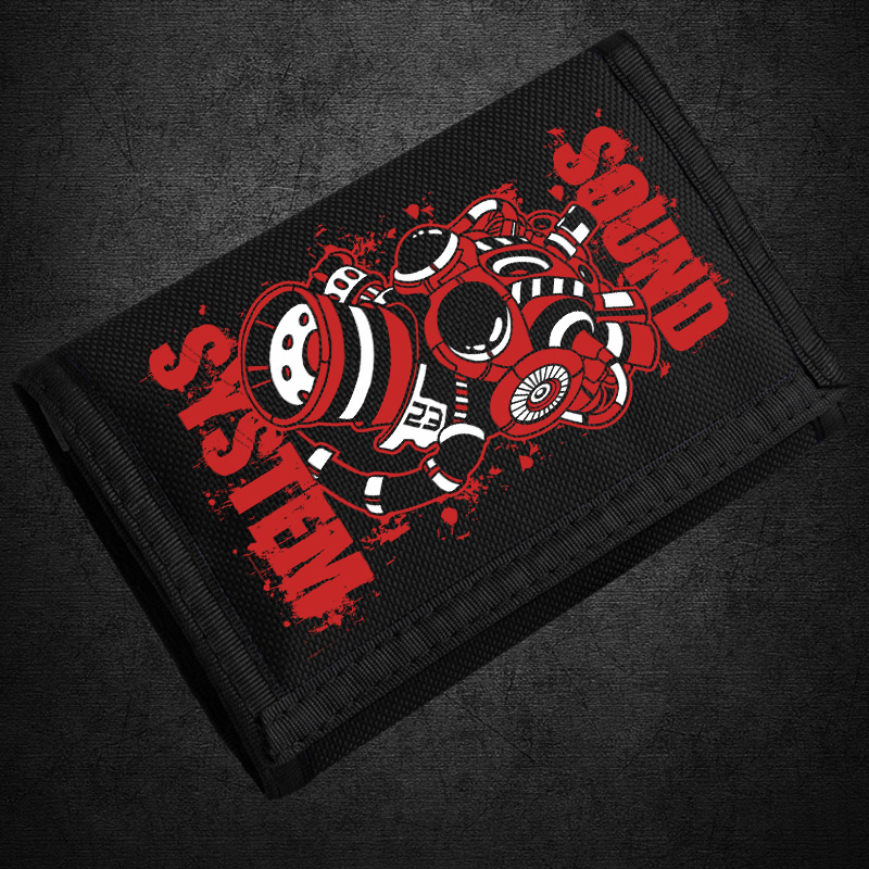 Peněženka tekno Sound system