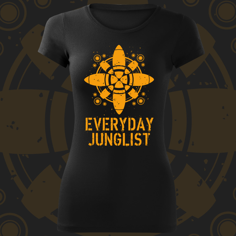 Tričko dnb, drum and bass dámské Junglist