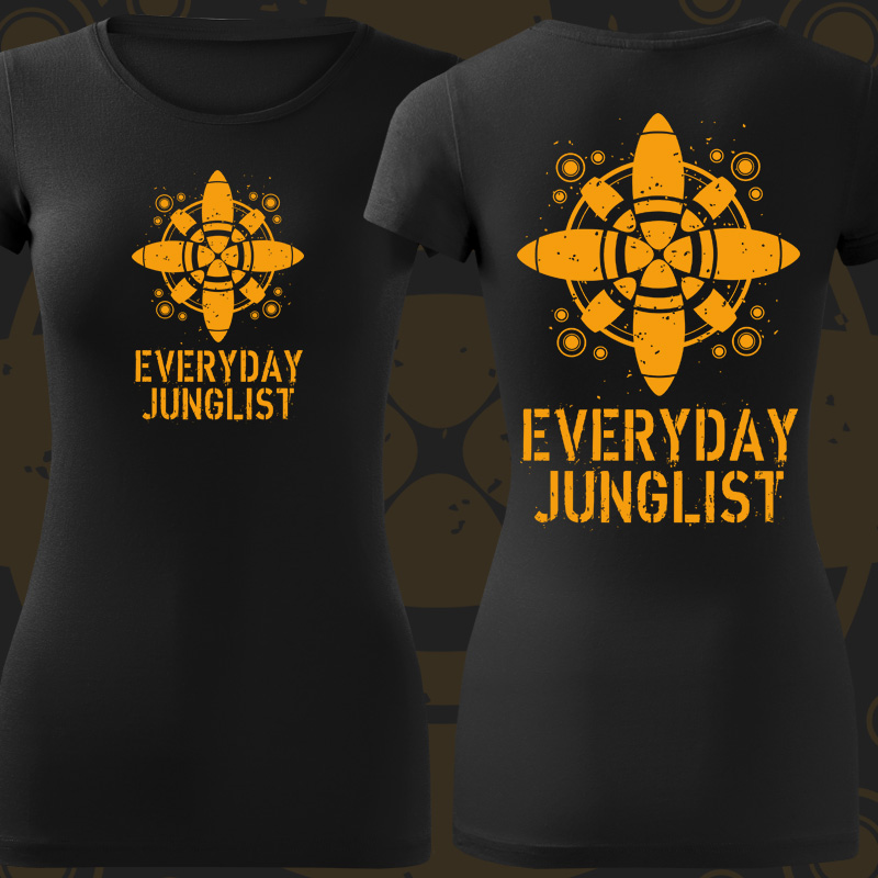 Tričko dnb, drum and bass dámské Junglist