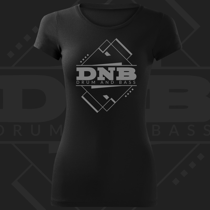 Tričko dnb, drum and bass dámské 