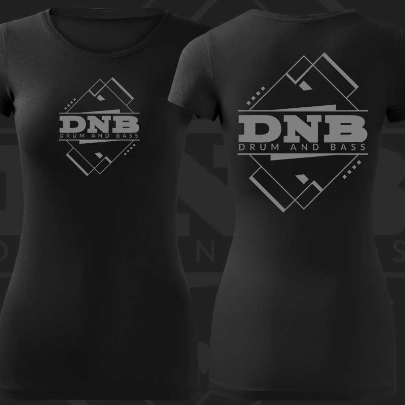 Tričko dnb, drum and bass dámské