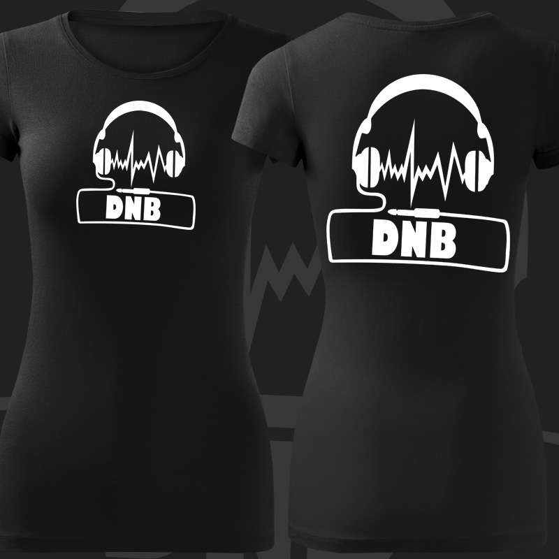 Tričko dnb, drum and bass dámské Phones