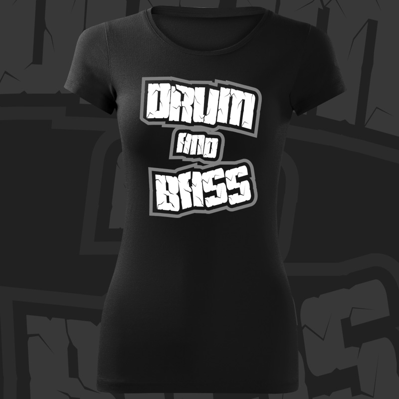 Tričko dnb, drum and bass dámské