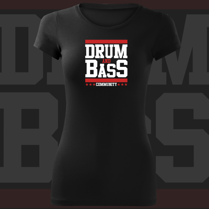 Tričko dnb, drum and bass dámské 