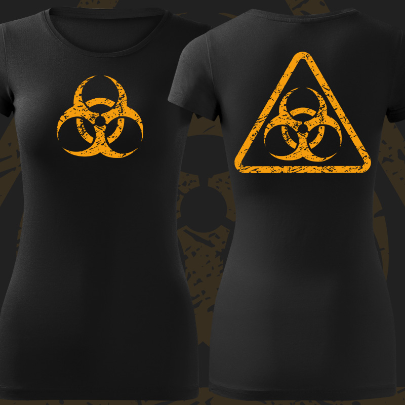 Tričko dnb, drum and bass dámské Biohazard
