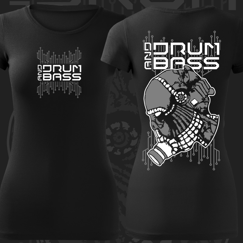 Tričko dnb, drum and bass dámské