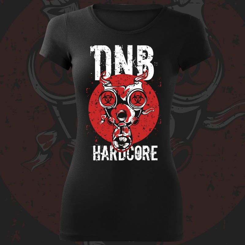 Tričko dnb, drum and bass dámské