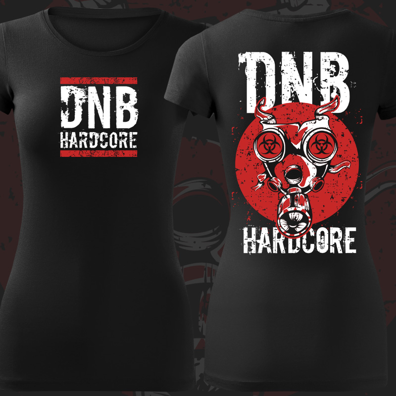 Tričko dnb, drum and bass dámské