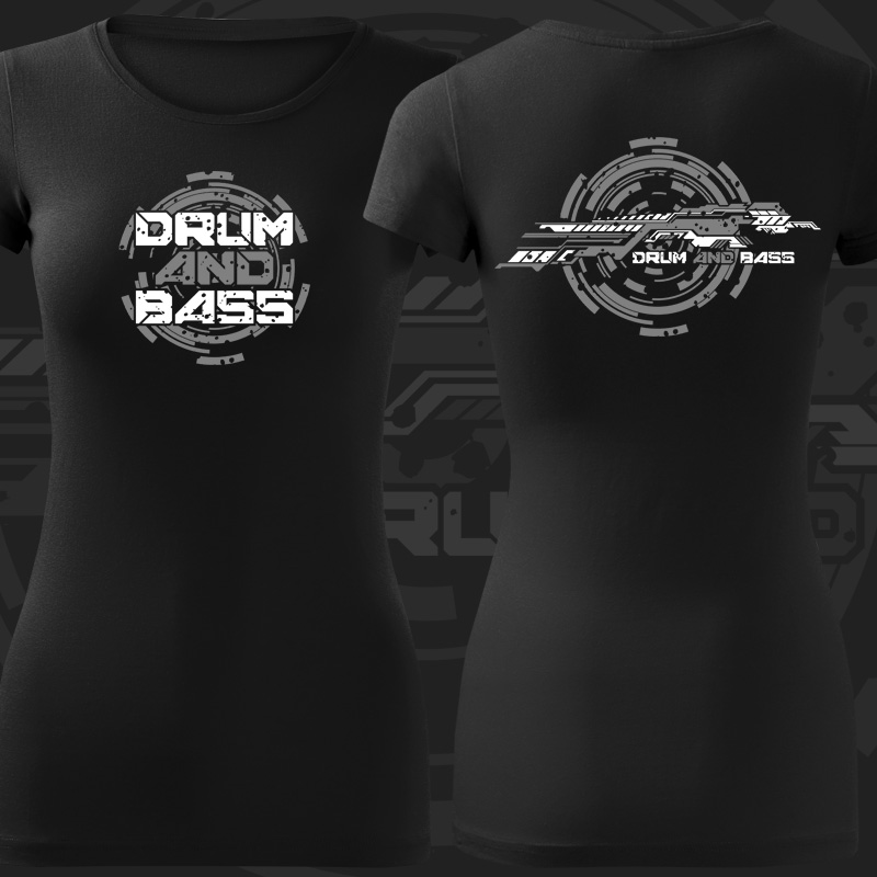 Tričko dnb, drum and bass dámské