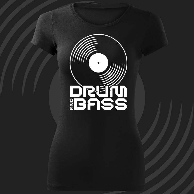Tričko dnb, drum and bass dámské