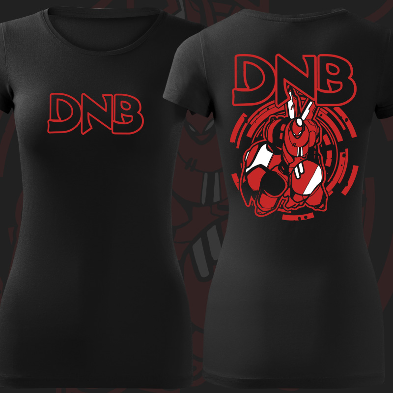 Tričko dnb, drum and bass dámské