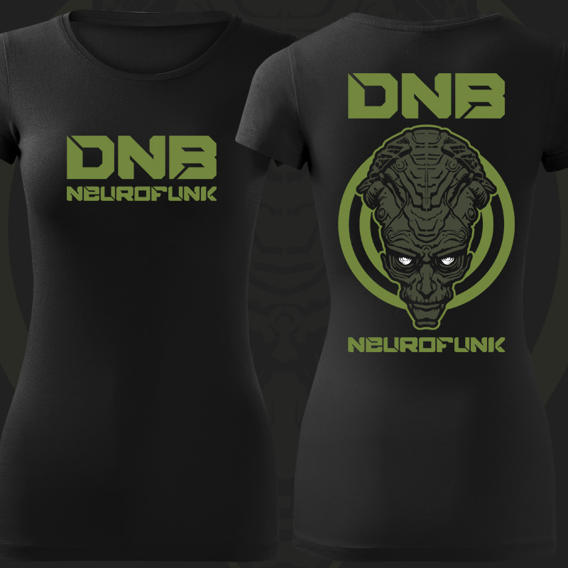 Tričko dnb, drum and bass dámské
