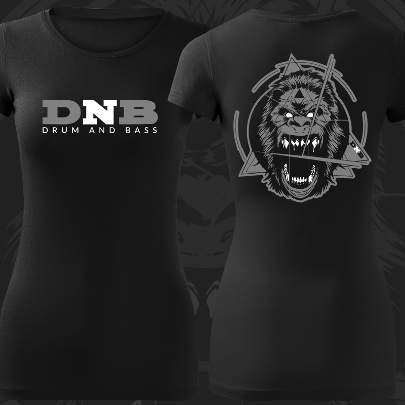 Tričko dnb, drum and bass dámské