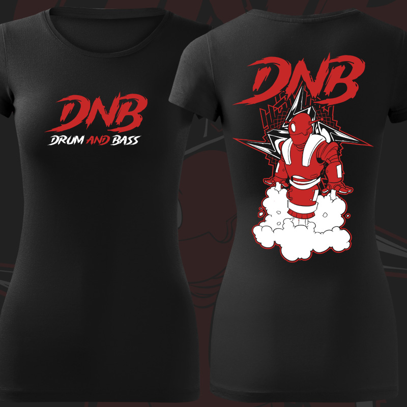 Tričko dnb, drum and bass dámské