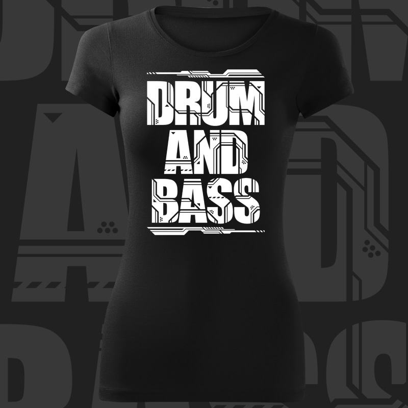 Tričko dnb, drum and bass dámské