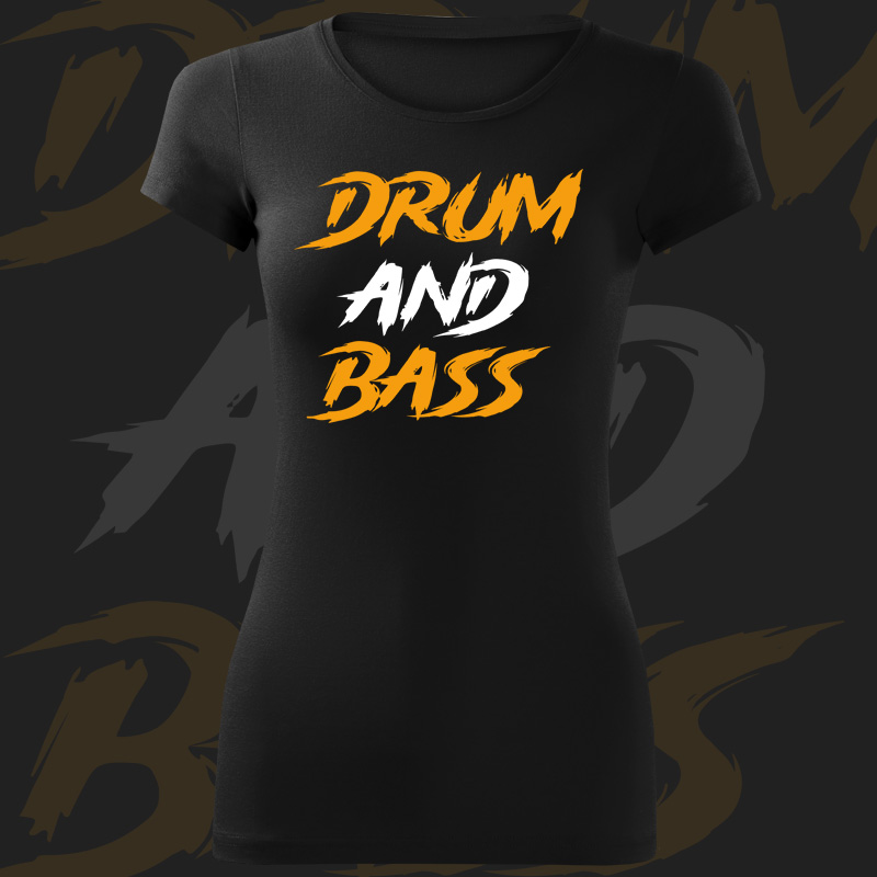 Tričko dnb, drum and bass dámské