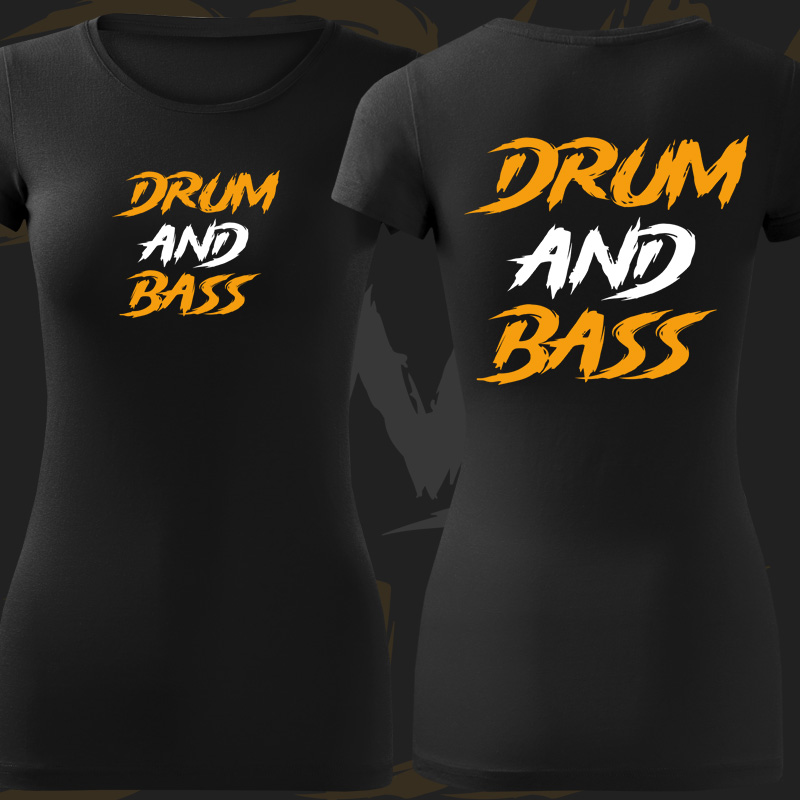 Tričko dnb, drum and bass dámské 