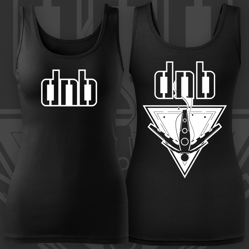 Tílko dnb, drum and bass dámské