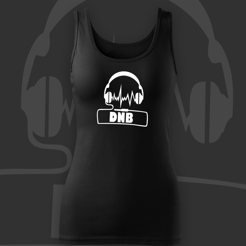 Tílko dnb, drum and bass dámské Phones