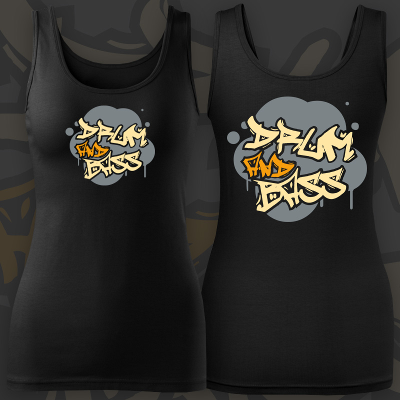 Tílko dnb, drum and bass dámské