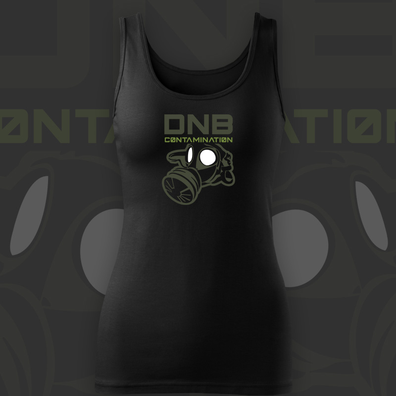 Tílko dnb, drum and bass dámské Contamination