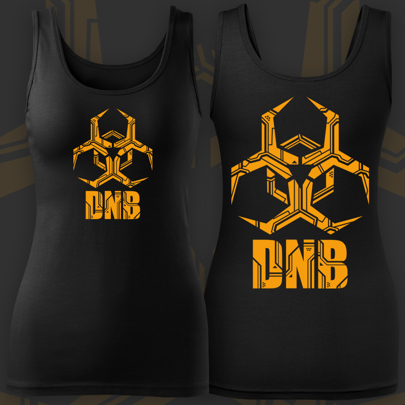 Tílko dnb, drum and bass dámské Biohazard