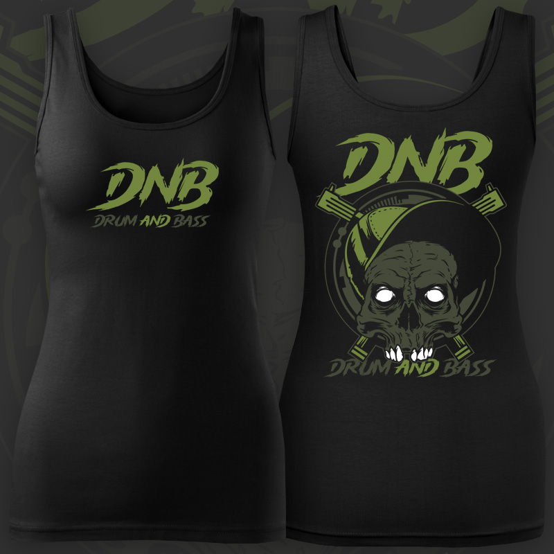 Tílko dnb, drum and bass dámské