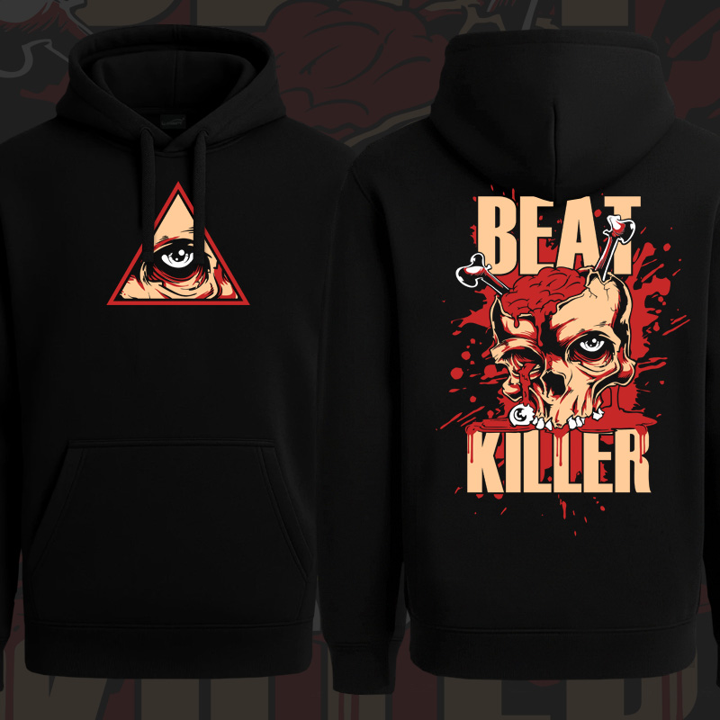 Mikina dnb, drum and bass klokanka Beat killer