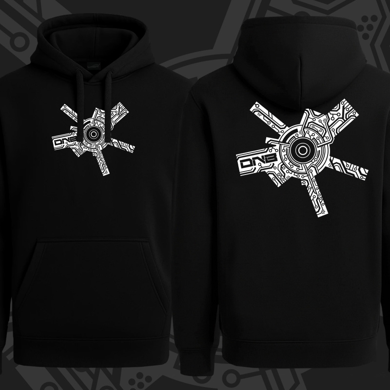 Mikina dnb, drum and bass klokanka