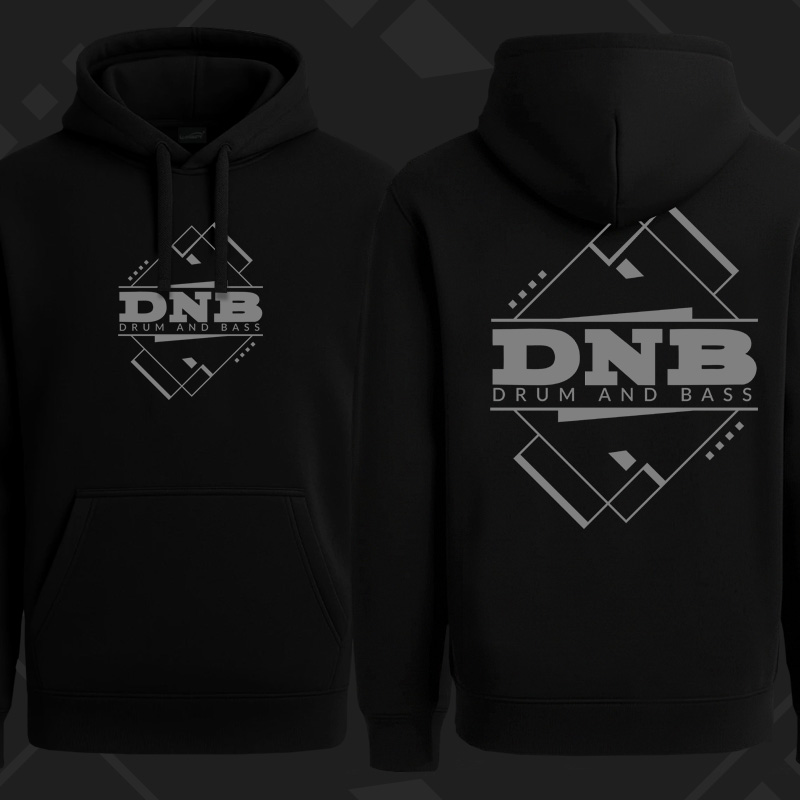 Mikina dnb, drum and bass klokanka