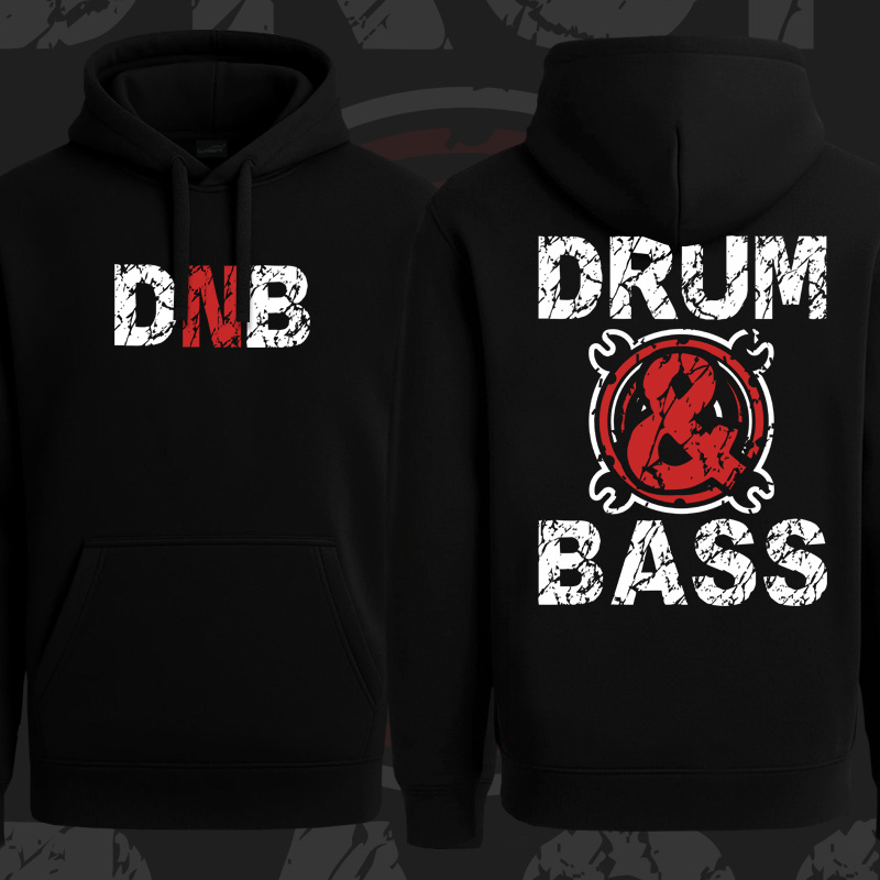 Mikina dnb, drum and bass klokanka