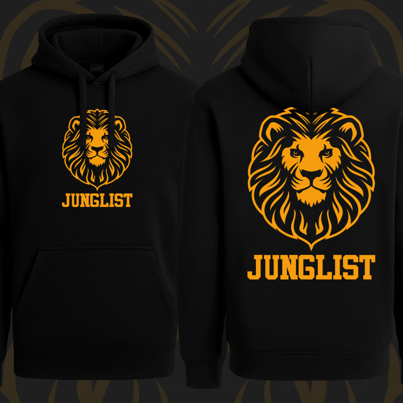 Mikina dnb, drum and bass klokanka Junglist