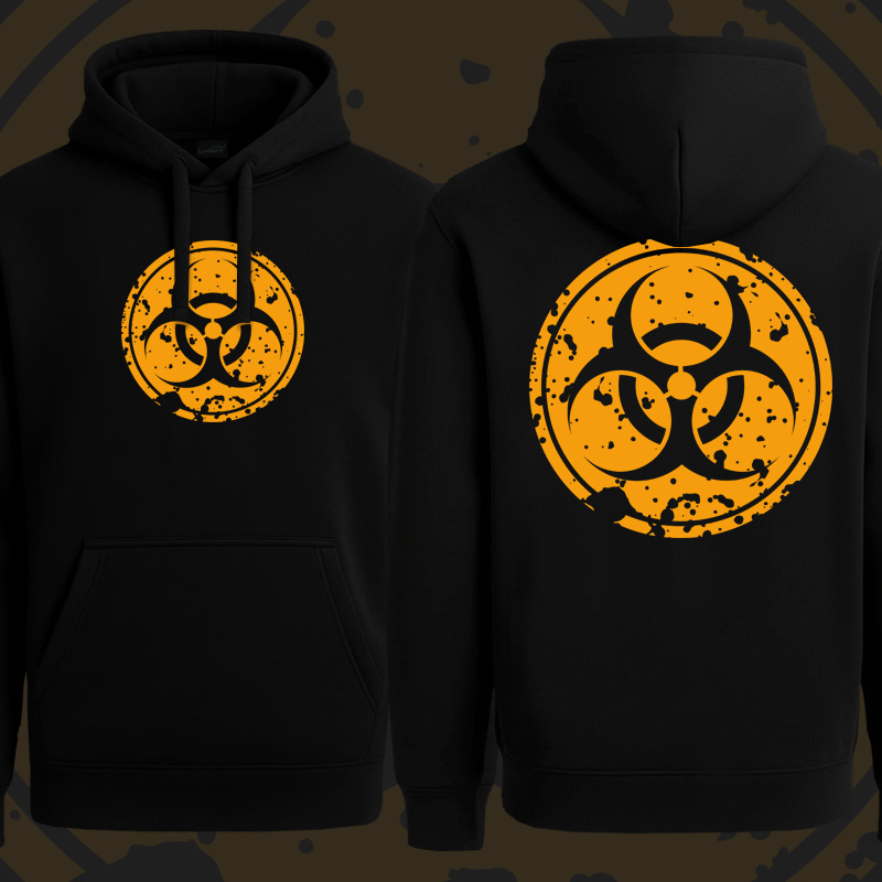 Mikina dnb, drum and bass klokanka Biohazard