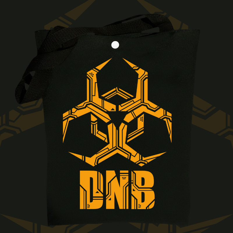 Taška přes rameno dnb, drum and bass Biohazard