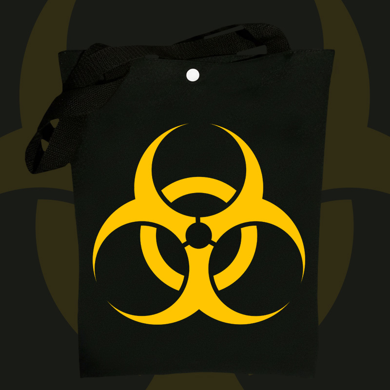 Taška přes rameno dnb, drum and bass Biohazard