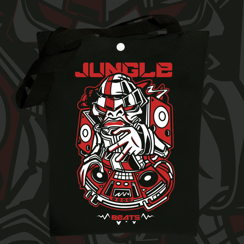 Taška přes rameno dnb, drum and bass Jungle